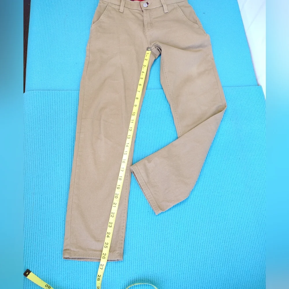 Levi's 502 Boys Classic Straight Pants Adjustable Waist 10 Reg